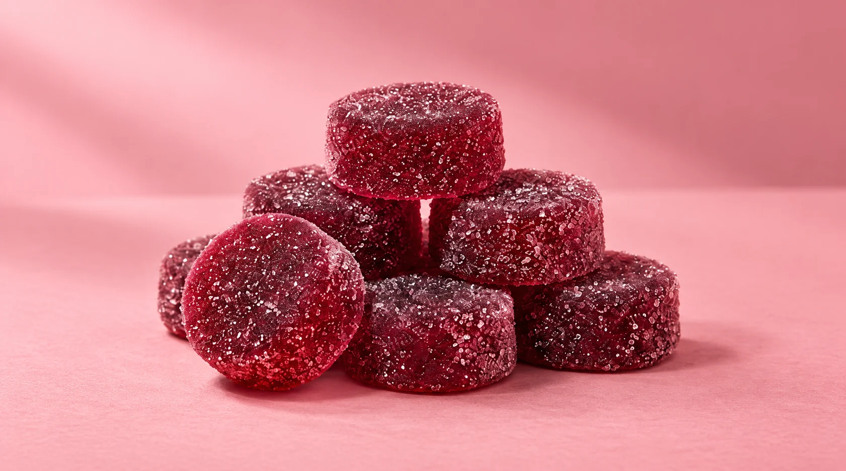 Raspberry Rose Sunshine Bliss gummies